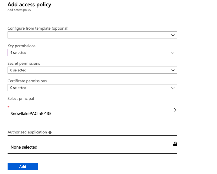 How To: Azure Portal Configuration for Snowflake Tri-Secret Secure