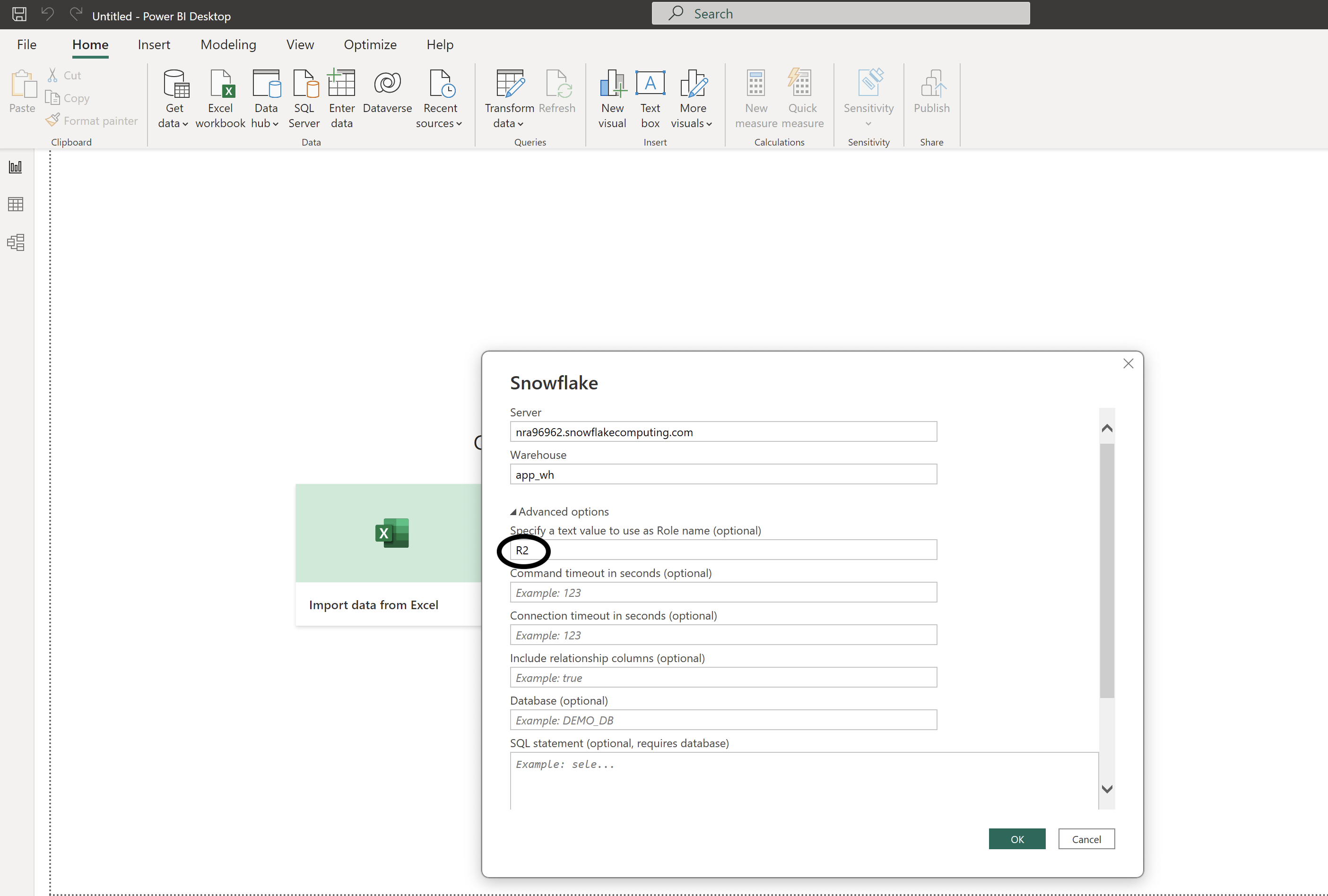 External OAuth from Power BI Desktop for users without default role or ...