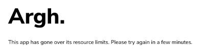 What to do when a Streamlit Cloud Community App is hitting resource limits?