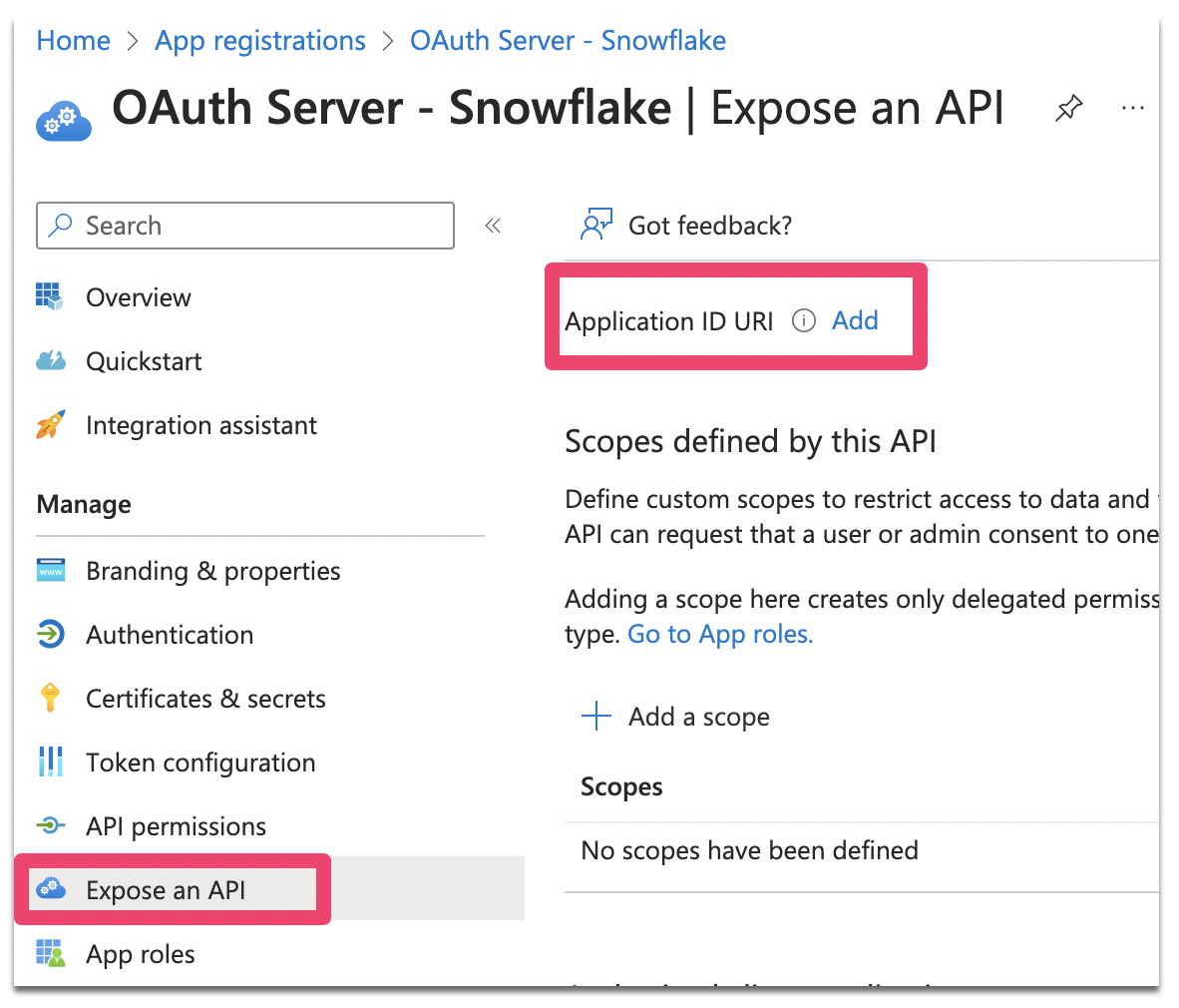 How to configure Azure to issue OAuth tokens on behalf of a client to ...