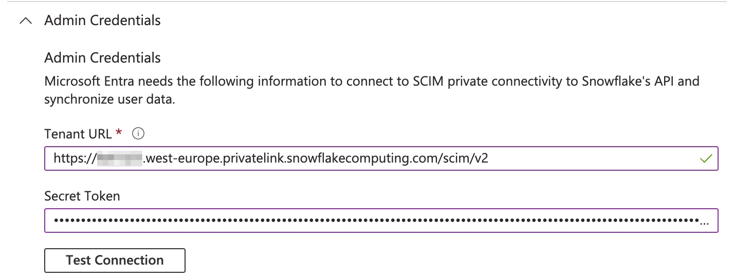 How to use private connectivity for SCIM provisioning from Entra ID?