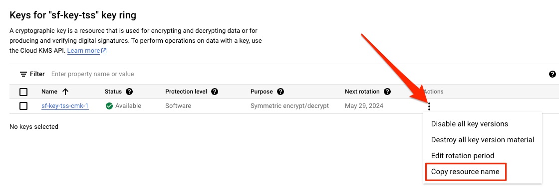 How to create a Customer Managed Key (CMK) in GCP Cloud KMS for Tri ...