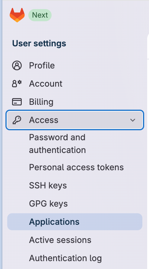 Set up OAuth for Git integration by provider
