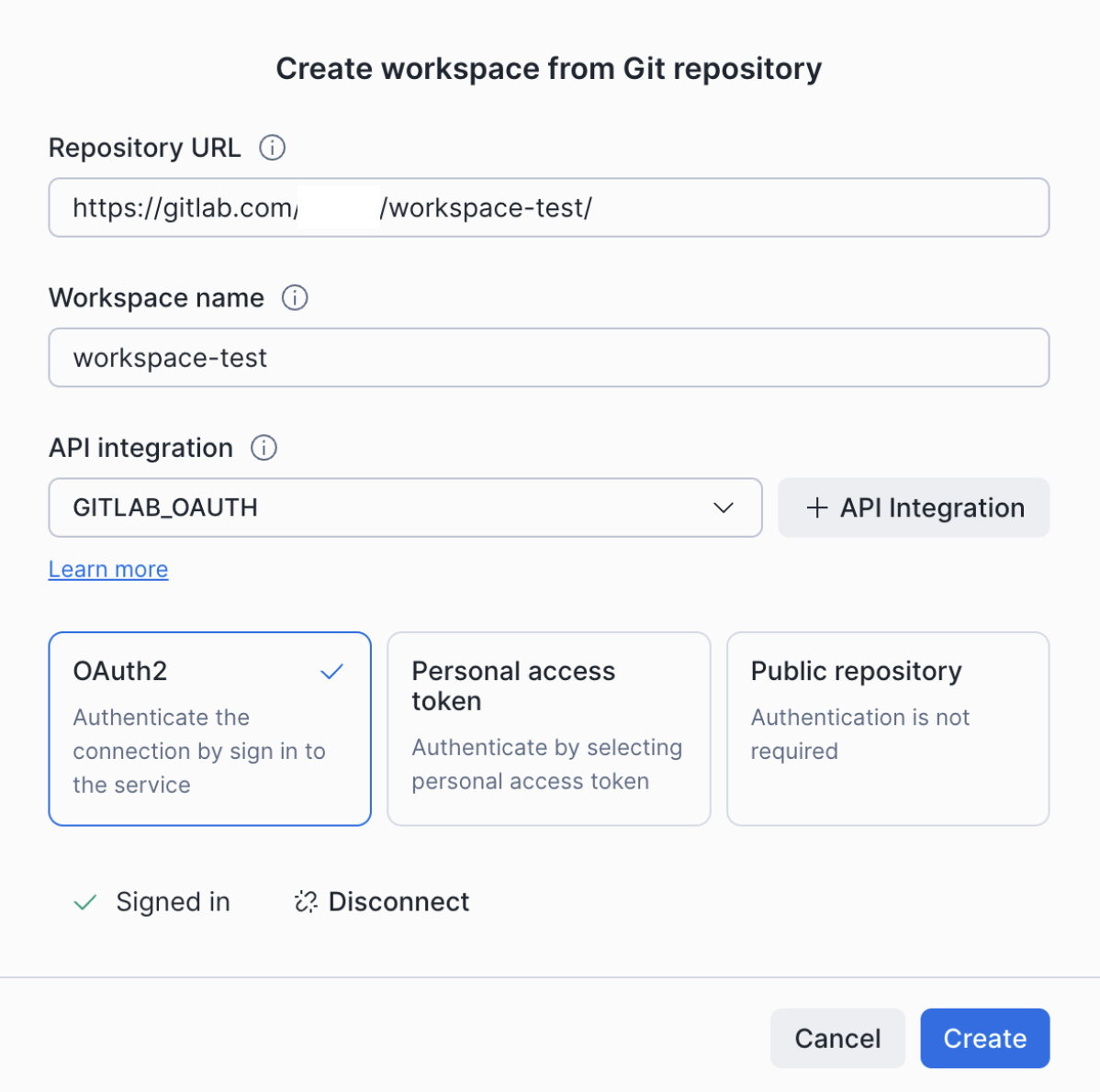 Set up OAuth for Git integration by provider