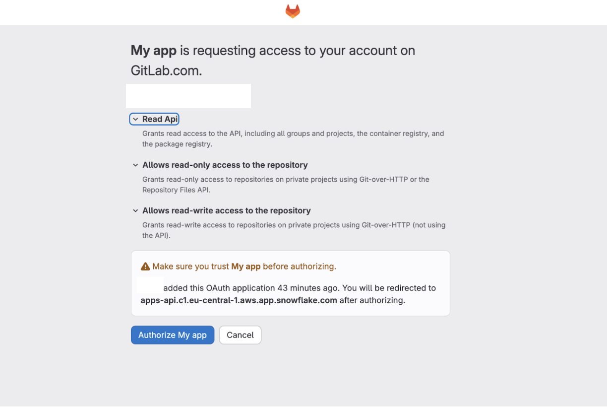 Set up OAuth for Git integration by provider