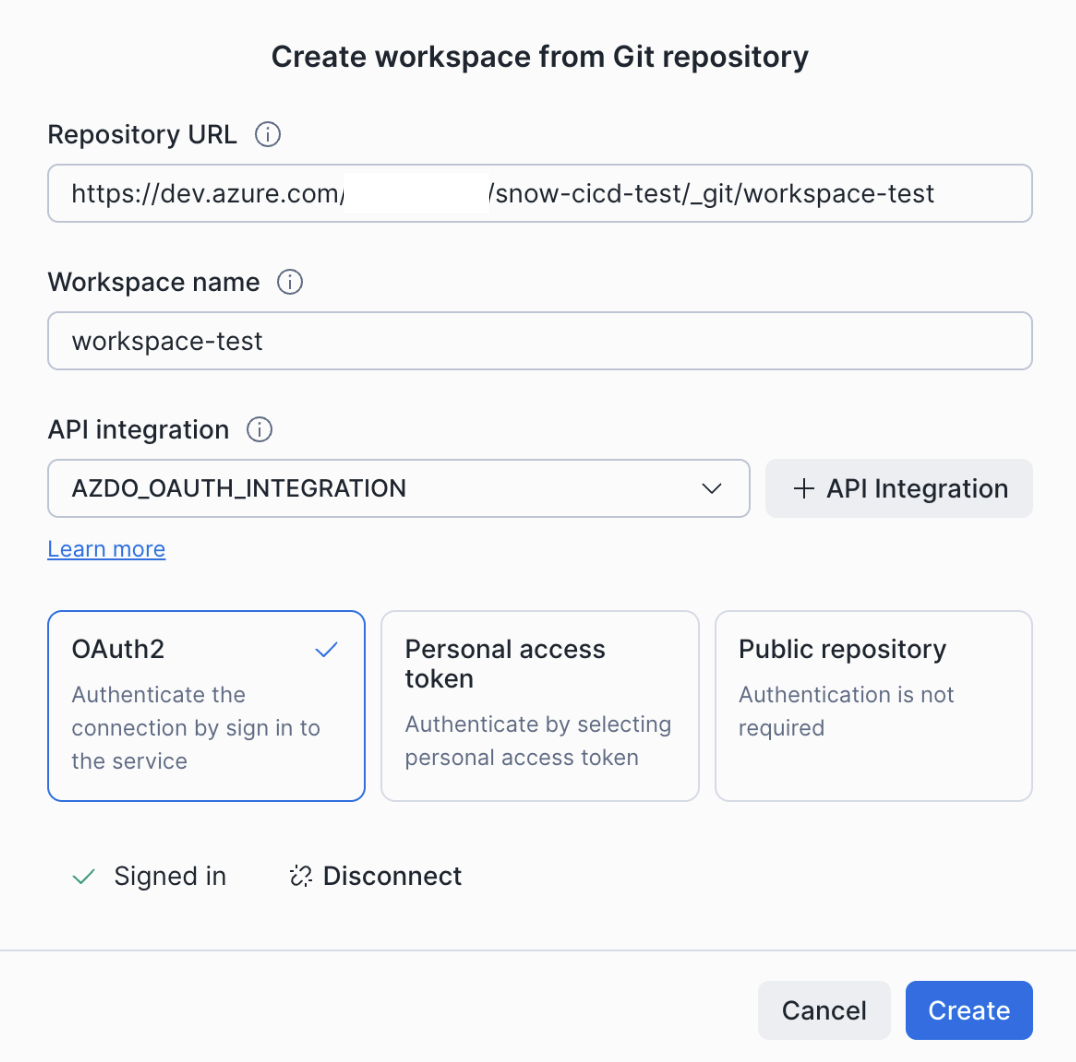 Set up OAuth for Git integration by provider